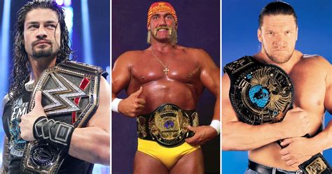 who has the most wwe titles|More.